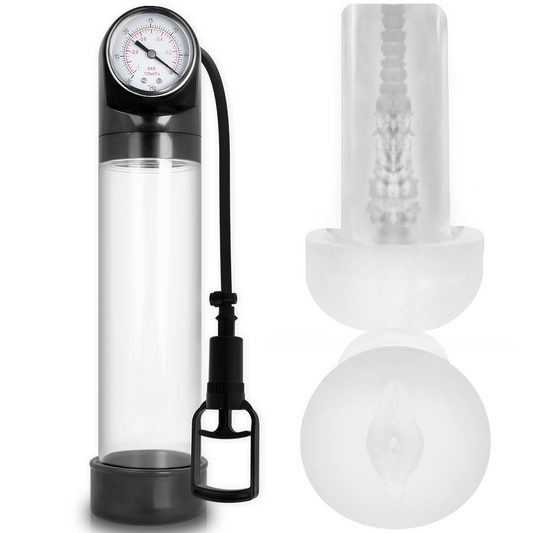 PUMP ADDICTED - RX9 TRANSPARANT MET MASTURBATOR