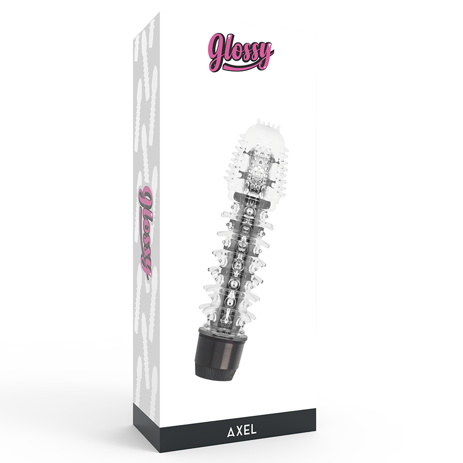 GLOSSY - AXEL ZWARTE VIBRATOR