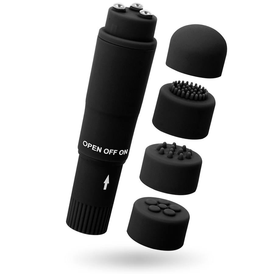 GLOSSY - KURT POCKET MASSAGER ZWART