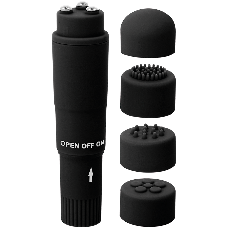 GLOSSY - KURT POCKET MASSAGER ZWART