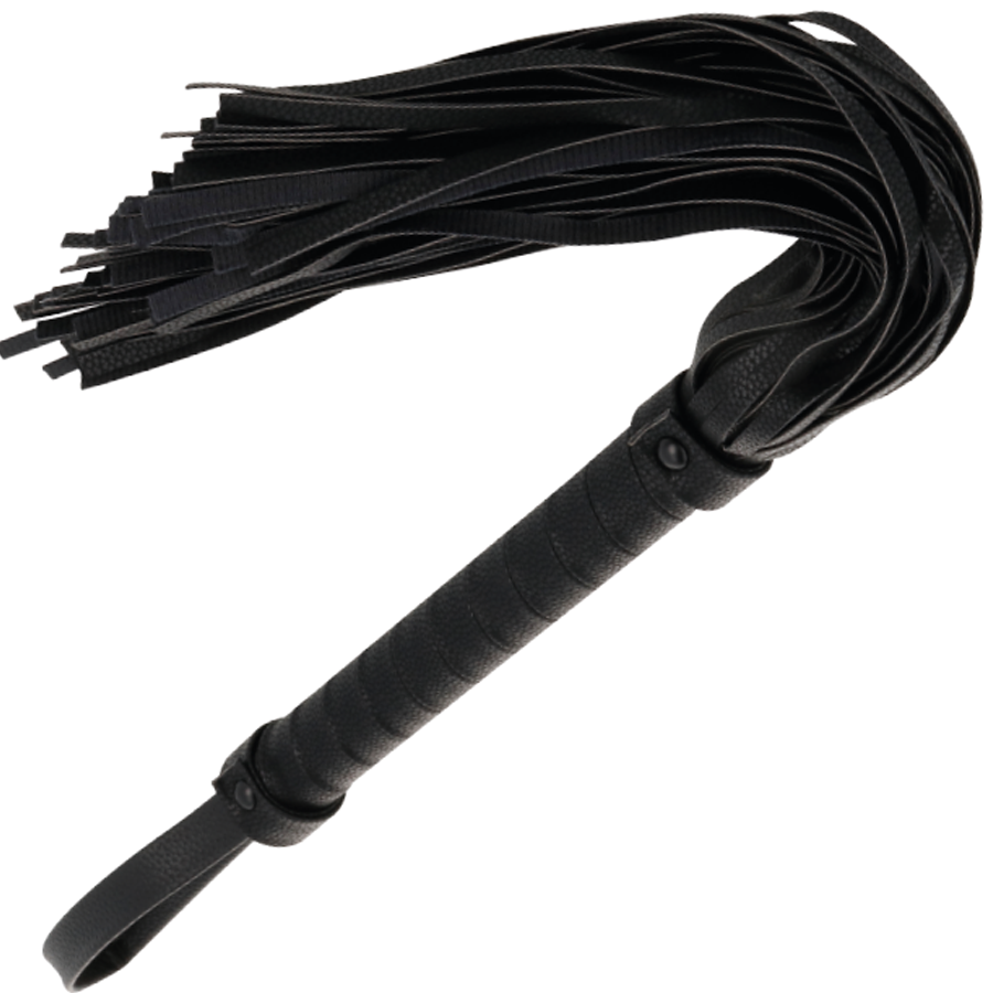 DARKNESS - ZWARTE BONDAGE ZWIJP 42CM LEER