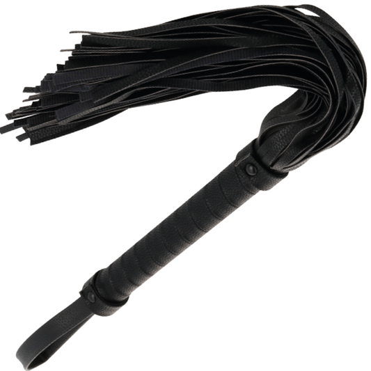DARKNESS - ZWARTE BONDAGE ZWIJP 42CM LEER