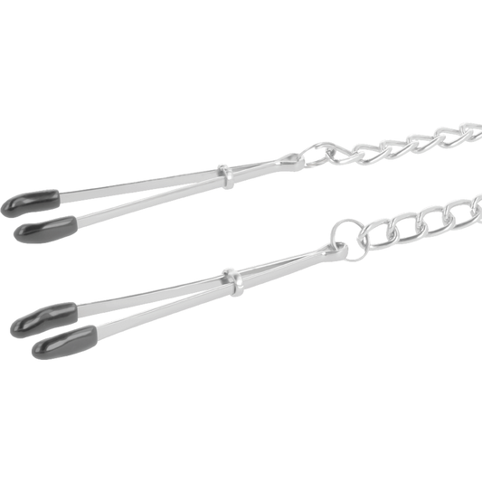 DUISTERNIS - VERSTELBARE METALEN NIPPELKLEMMEN
