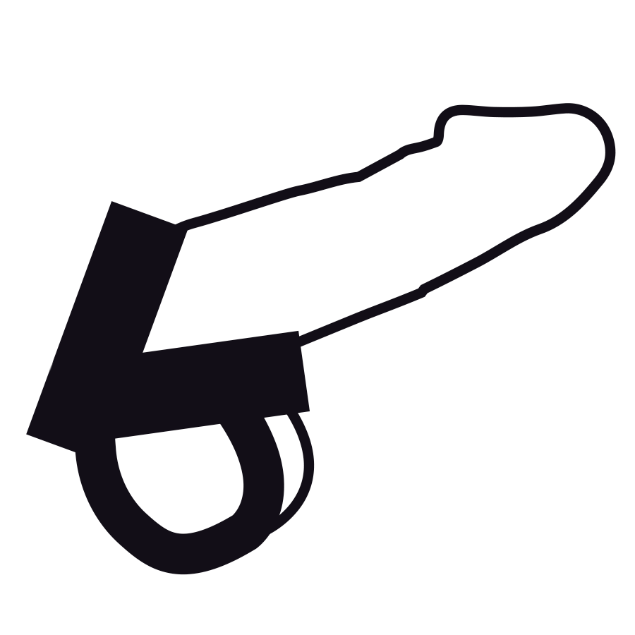 DARKNESS - HUIDRING VOOR PENIS EN TESTIKELS