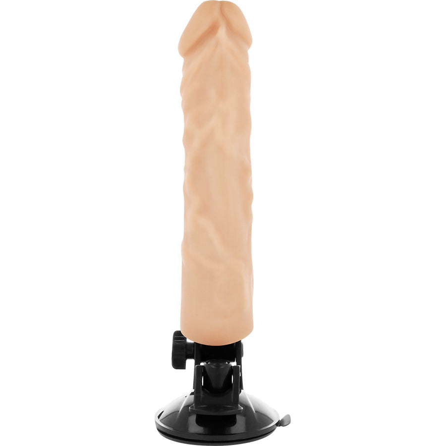 BASECOCK - REALISTISCHE AFSTANDSBEDIENDE VIBRATOR NATUURLIJK 21 CM -O- 4 CM