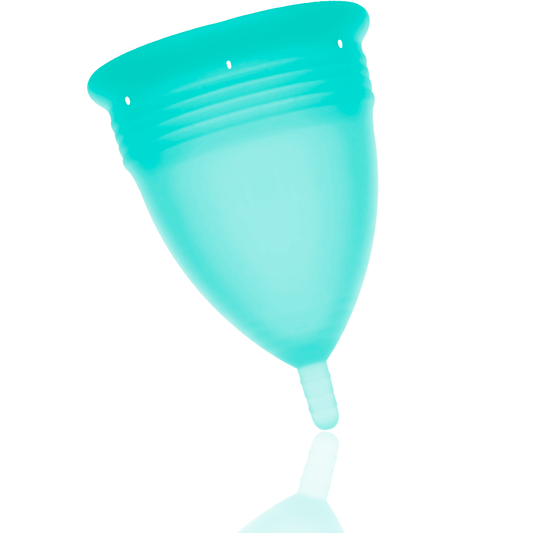 STERCUP - FDA SILICONEN MENSTRUATIECUP AQUAMARIJN - MAAT S
