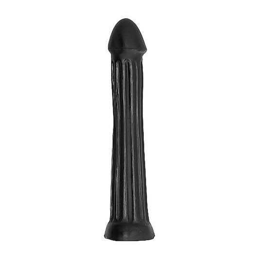 GEHEEL ZWART - PLUG DILDO 31 CM