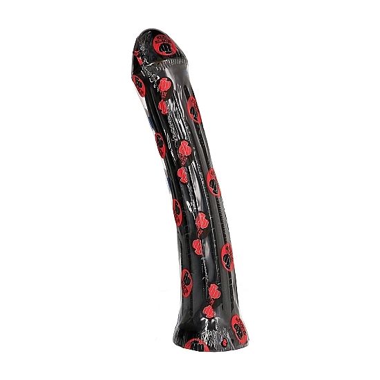 GEHEEL ZWART - PLUG DILDO 31 CM