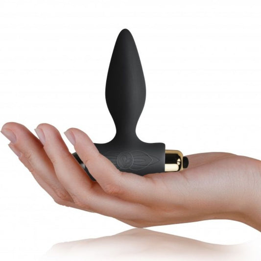 ROCKS-OFF - KLEINE ANALPLUG VOOR BEGINNERS - ZWART