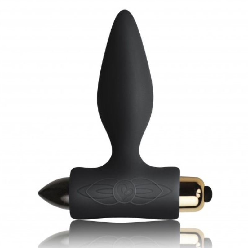ROCKS-OFF - KLEINE ANALPLUG VOOR BEGINNERS - ZWART