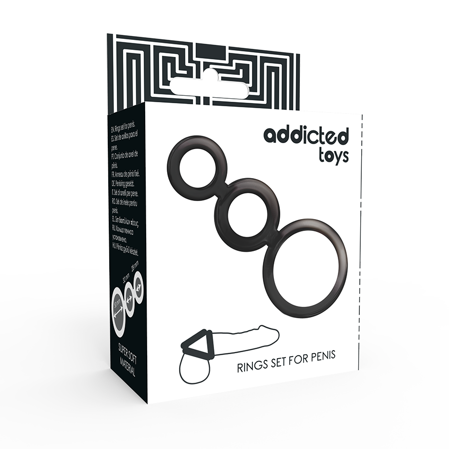 ADDICTED TOYS - PENISRINGEN SET - SMOKED