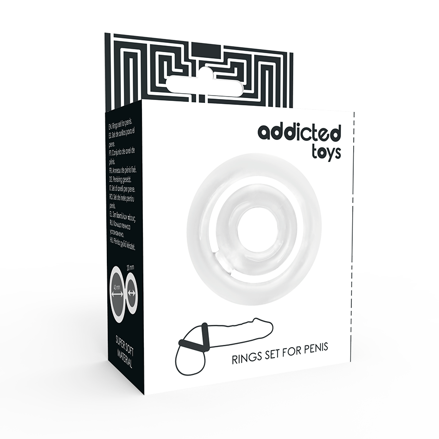 ADDICTED TOYS - POTENZ- C-RING PENIS DOORZICHTIG