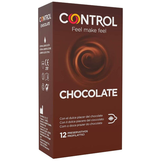 CONTROL - ADAPTA CHOCOLADE CONDOMS 12 STUKS