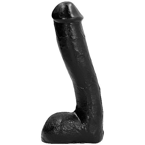 HELEMAAL ZWART - REALISTISCHE ANALE PENIS 23 CM