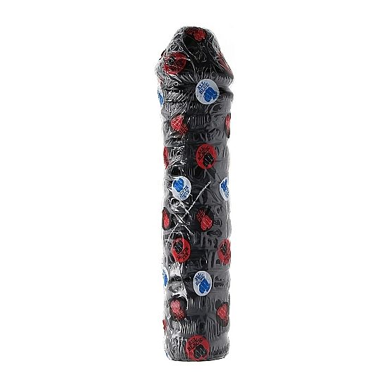 GEHEEL ZWART - DONG 38 CM