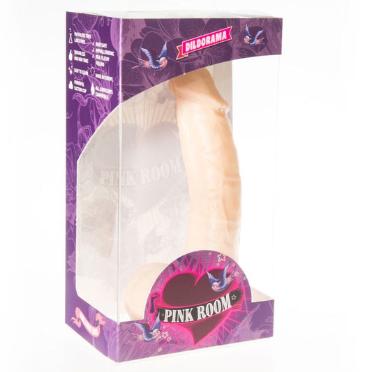 PINK ROOM - CONNOR REALISTISCHE DILDO HUIDSKLEUR 16 CM