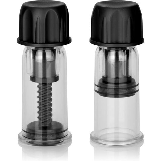 CALEXOTICS - VACUÜM TWIST NIPPEL ZUIGNAP ZWART