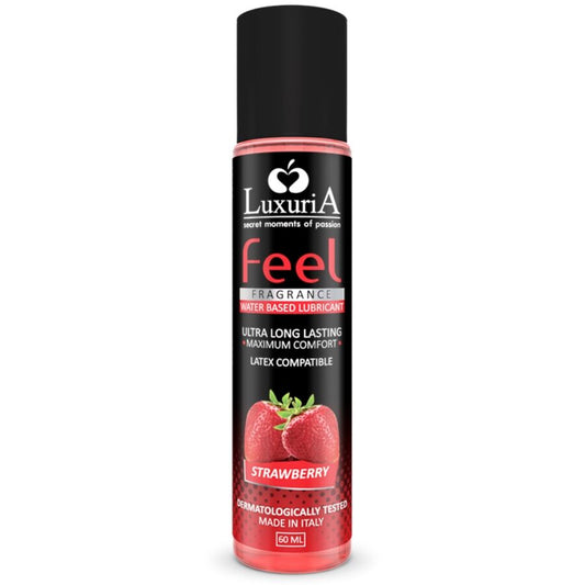 INTIMATELINE - LUXURIA FEEL STRAWBERRY GLIJMIDDEL OP WATERBASIS 60 ML