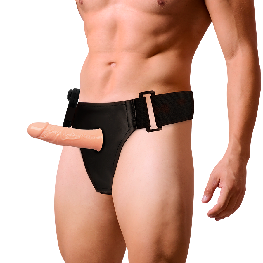 HARNESS ATTRACTION - GREGORY HOLLE RNES MET VIBRATOR 16,5 CM -O- 4,3 CM