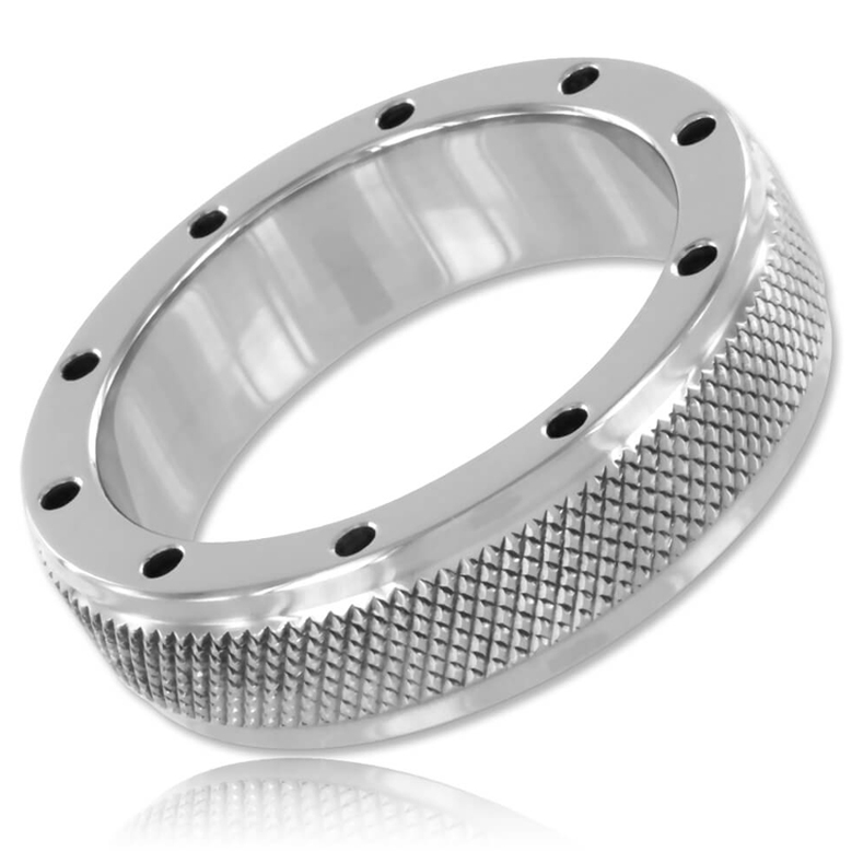 METAAL HARD - METALEN RING VOOR PENIS EN TESTIKELS 45MM