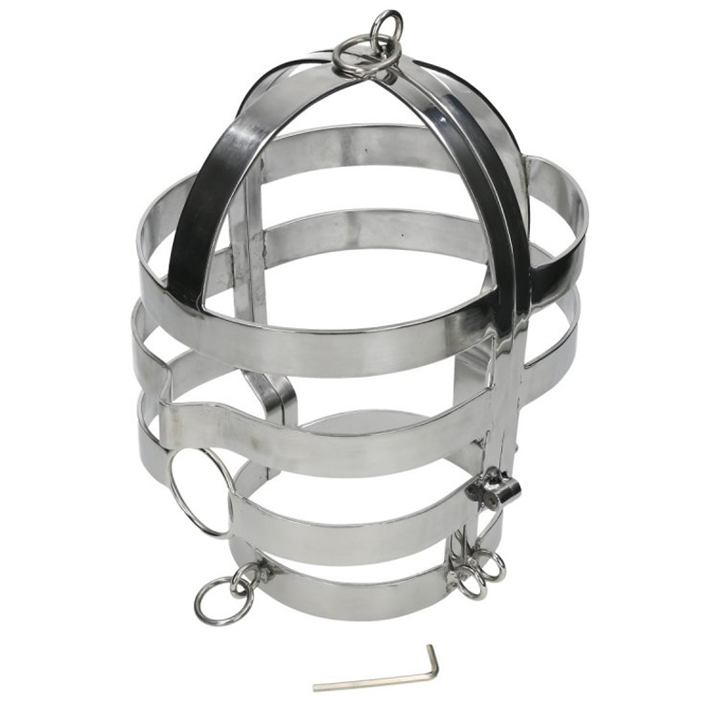 METAL HARD - MASKER MET STALEN KETTING