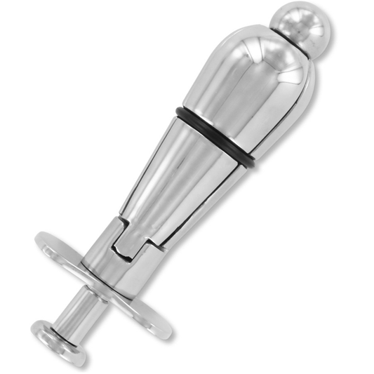METAAL HARD - METALEN ANAALPLUG MET SLOT