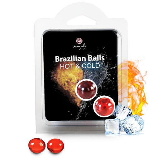 SECRETPLAY - BRAZILIAN BALLS WARMTE- & KOUDE-EFFECT 2 STUKS
