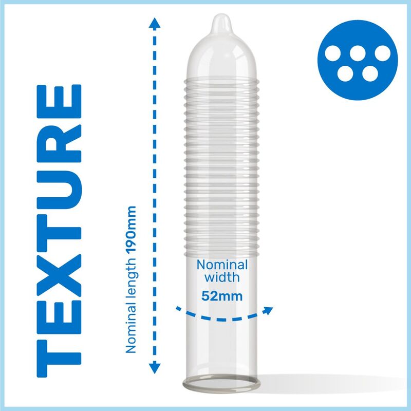 PASANTE - CONDOMS MET NOPJES MS PLACER 3 STUKS
