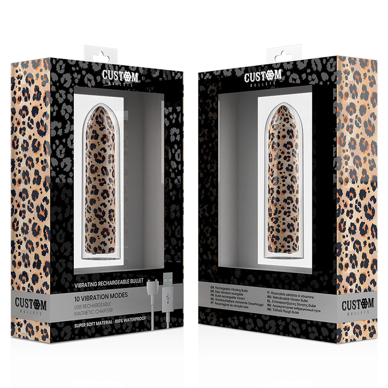 AANGEPASTE KOGELS - LEOPARD MAGNETISCH 10 INTENSITEITEN