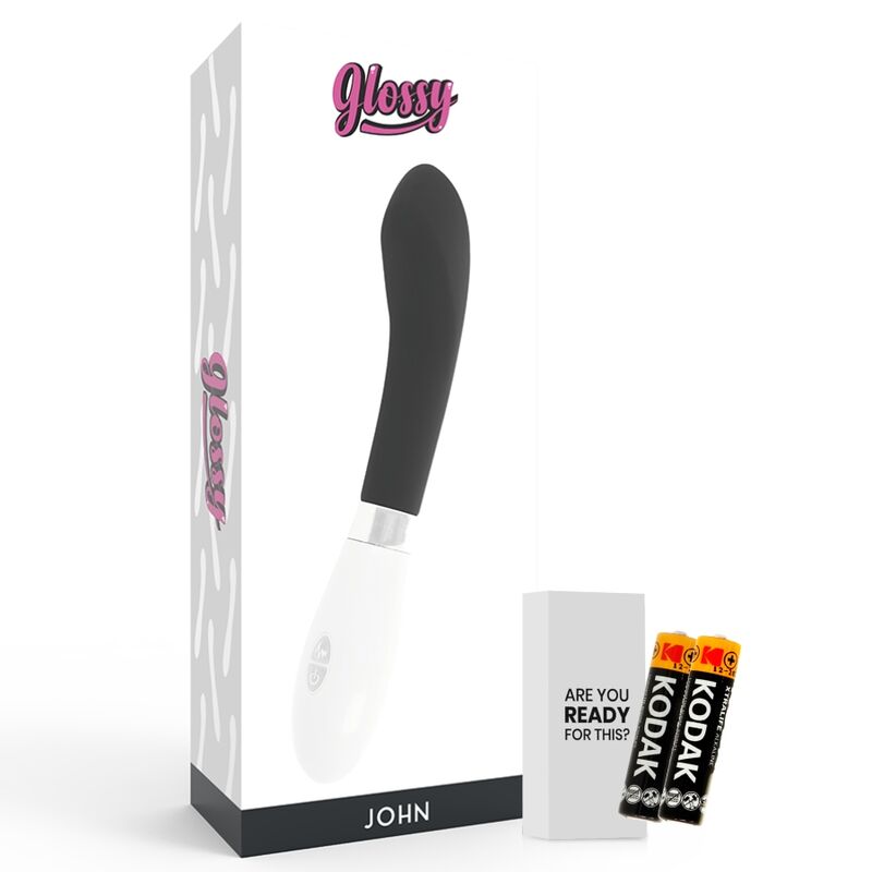 GLOSSY - JOHN VIBRATOR ZWART