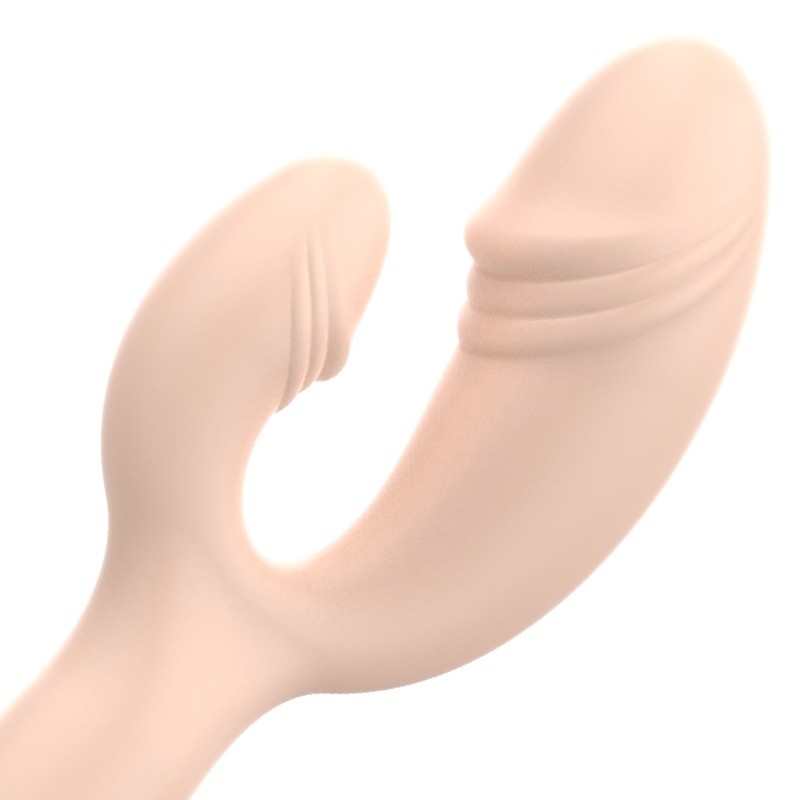 OHMAMA - KLASSIEKE KONIJNEN VIBRATOR FLESH XMAS EDITIE