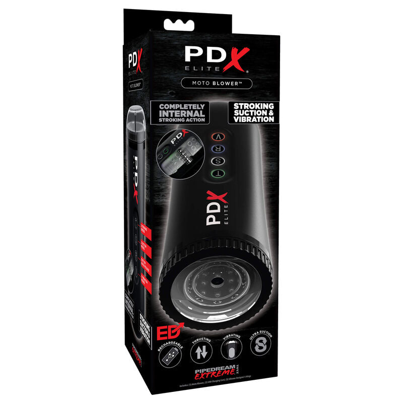 PDX ELITE - MOTO BLOWER GEAVANCEERDE MASTURBATOR