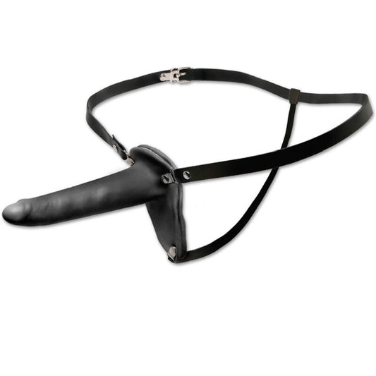 FETISJ FANTASIE SERIE - LEREN STRAP-ON