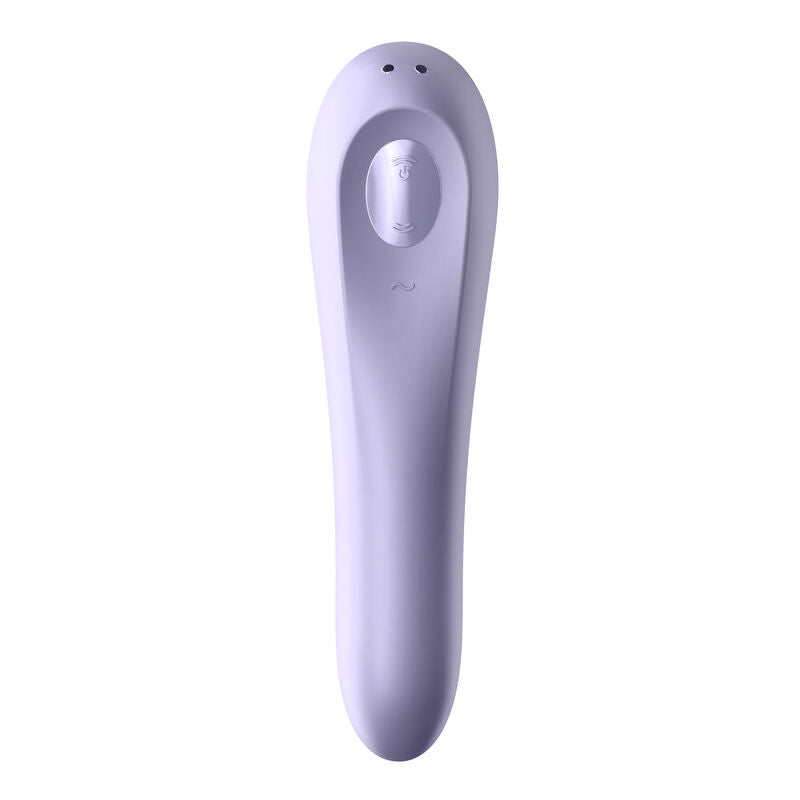 SATISFYER - DUAL PLEASURE LUCHTDRUKVIBRATOR MAUVE