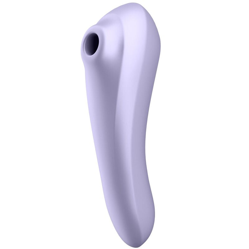 SATISFYER - DUAL PLEASURE LUCHTDRUKVIBRATOR MAUVE