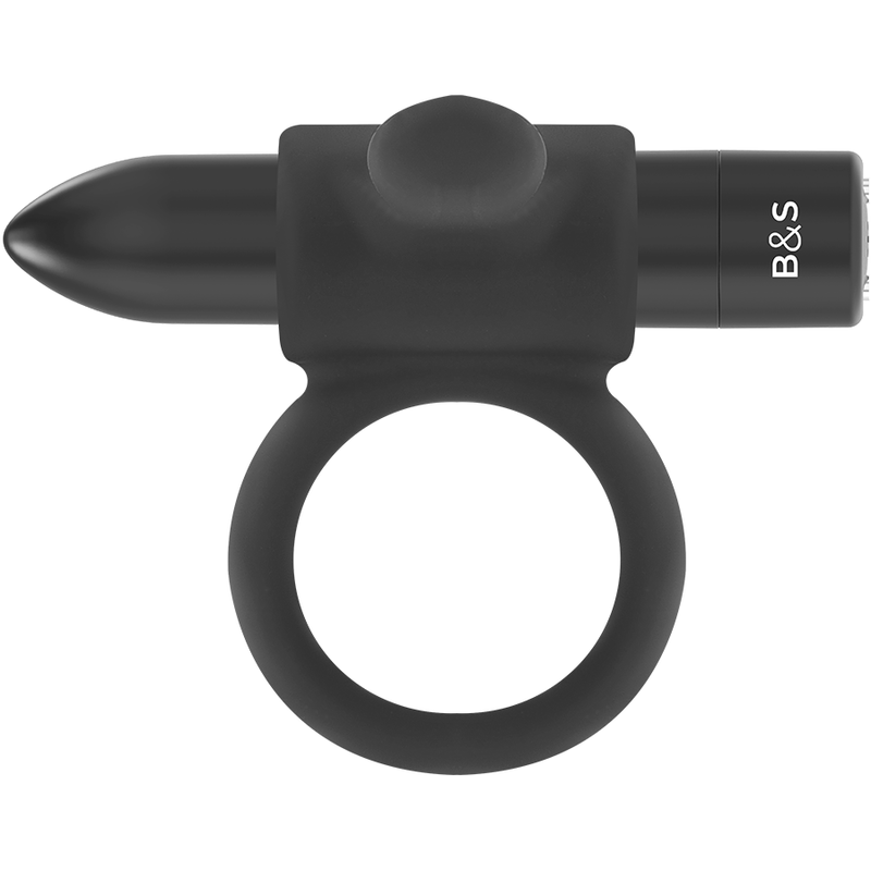 ZWART&ZILVER - CAMERON ZWARTE OPLAADBARE RING