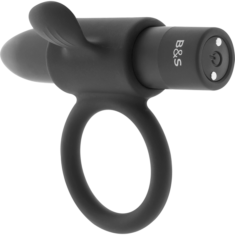 ZWART&ZILVER - CAMERON ZWARTE OPLAADBARE RING