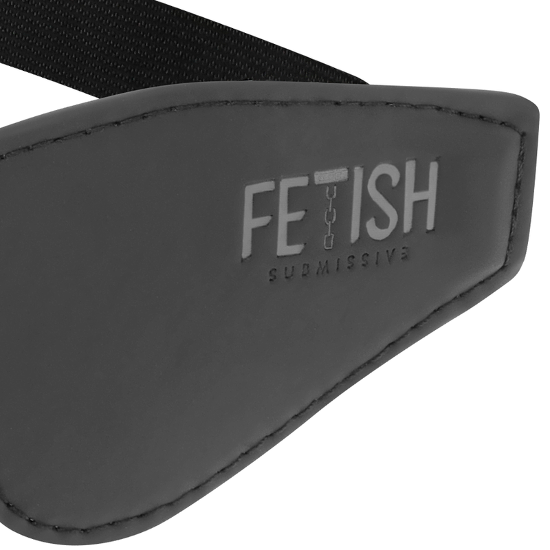 FETISH SUBMISSIVE - VEGAAN LEREN MASKER MET NEOPREEN VOERING