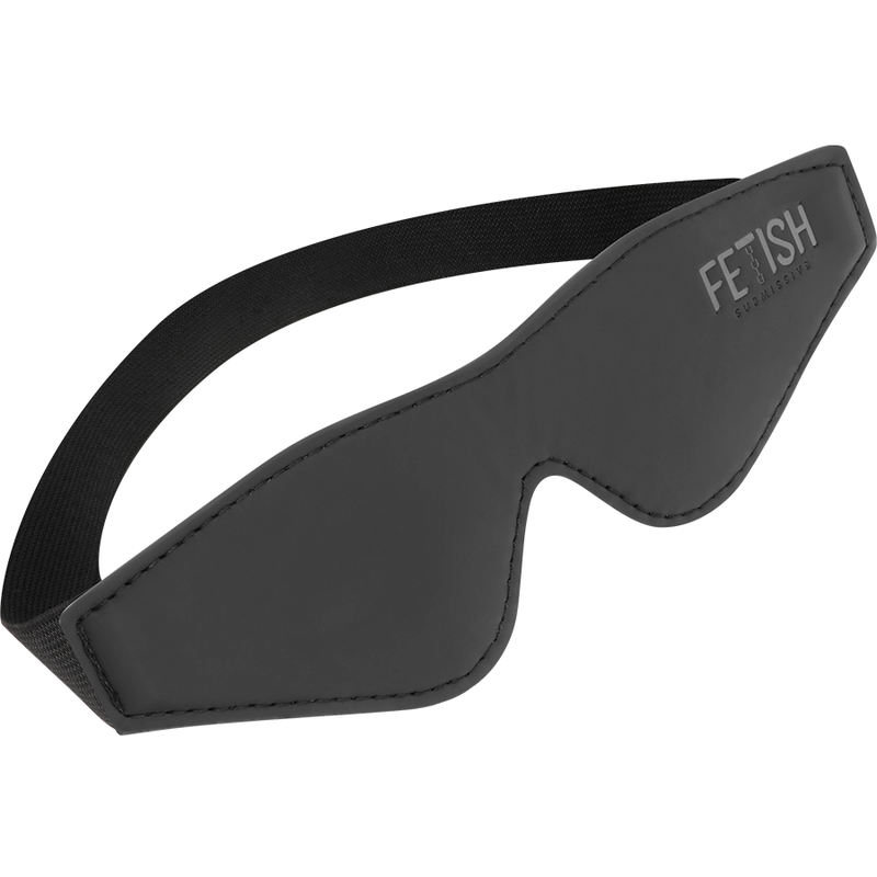 FETISH SUBMISSIVE - VEGAAN LEREN MASKER MET NEOPREEN VOERING