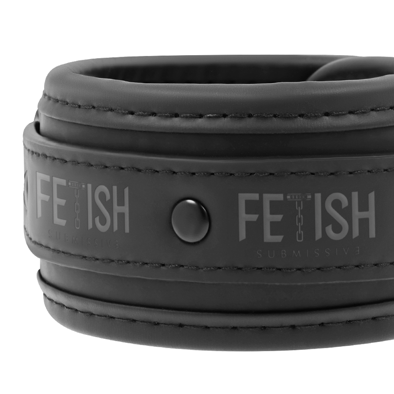FETISH ONDERDANIG - SET HANDBOEIEN EN BANDEN MET NEOPREEN VOERING