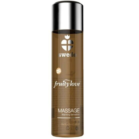ZWEEDSE KOOL - FRUITY LOVE VERWARMENDE EFFECT MASSAGEOLIE INTENSE PURE CHOCOLADE 60 ML