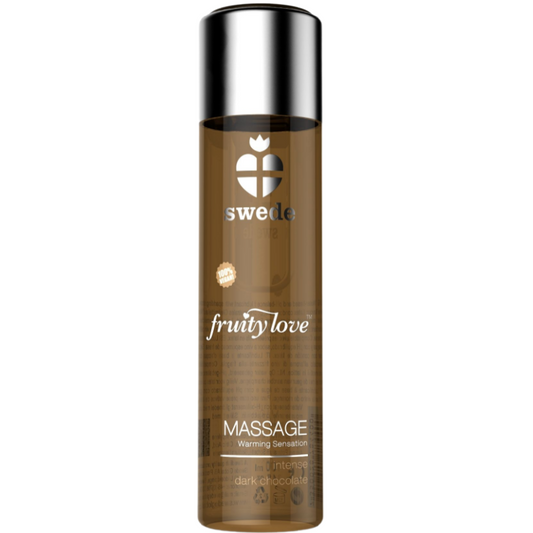 ZWEEDSE RUM — FRUITIGE LIEFDE VERWARMEND EFFECT MASSAGEOLIE INTENSE PURE CHOCOLADE 120 ML