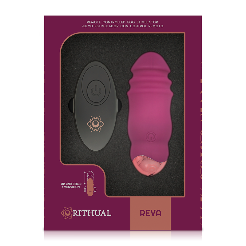 RITHUAL - REVA EGG AFSTANDSBEDIENING OMHOOG & OMLAAG SYSTEEM + TRILLING