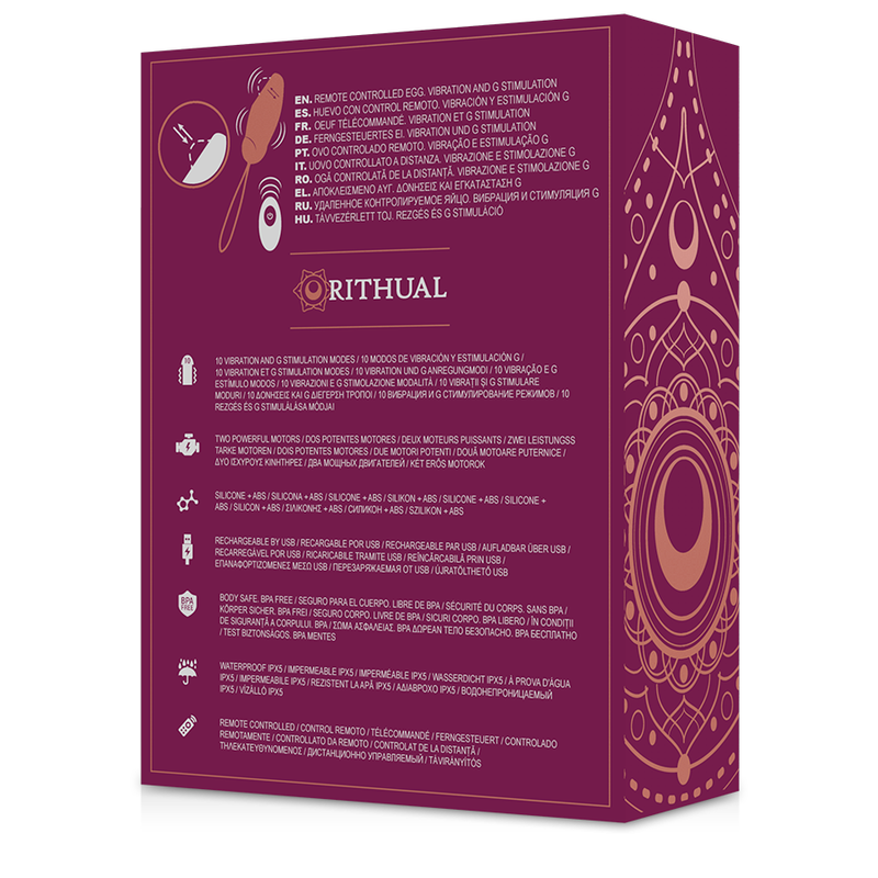RITHUAL - PRIYA EIER AFSTANDSBEDIENING G-SPOT + TRILLING