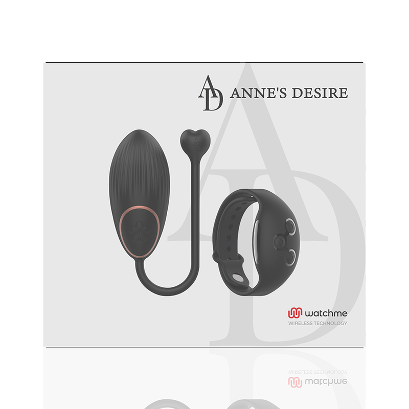 ANNE'S DESIRE - EGG AFSTANDSBEDIENING TECHNOLOGIE WATCHME ZWART
