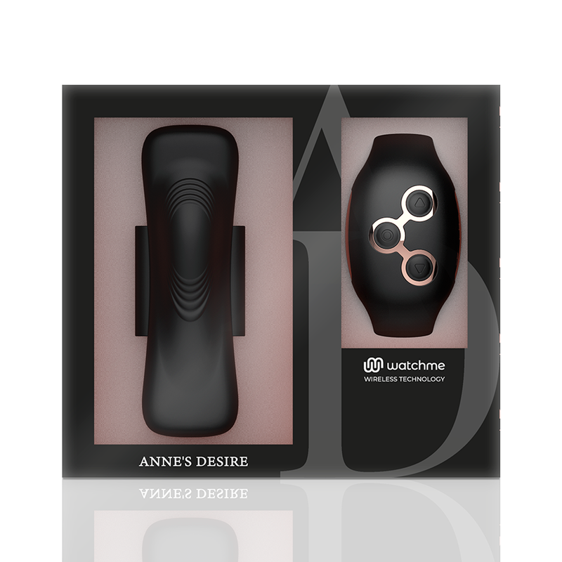 ANNE'S DESIRE - PANTY PLEASURE TECNOLOG A WATCHME ZWART/GOUD
