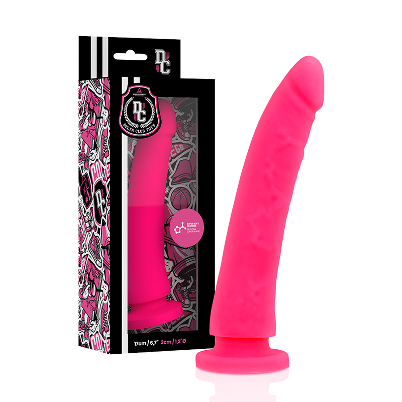 DELTA CLUB - TOYS HARNAS + DONG ROZE SILICONE 17 CM -O- 3 CM