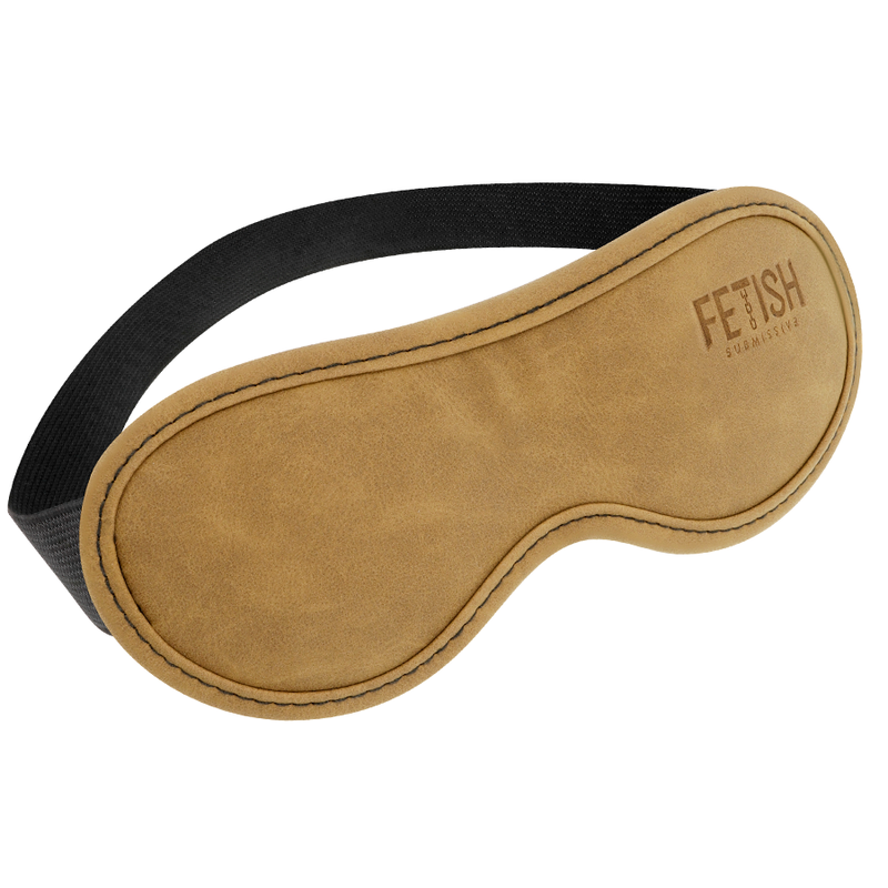 FETISH SUBMISSIVE ORIGEN - VEGAN LEREN MASKER MET NEOPREEN VOERING