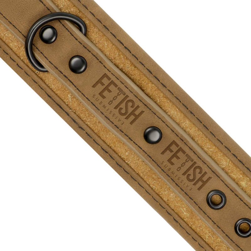 FETISH SUBMISSIVE ORIGEN - VEGAN LEREN HANDBOEIEN MET NEOPREEN VOERING
