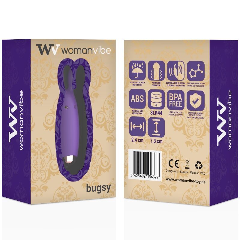 WOMANVIBE - BUGSY SILICONEN KONIJN STIMULATOR